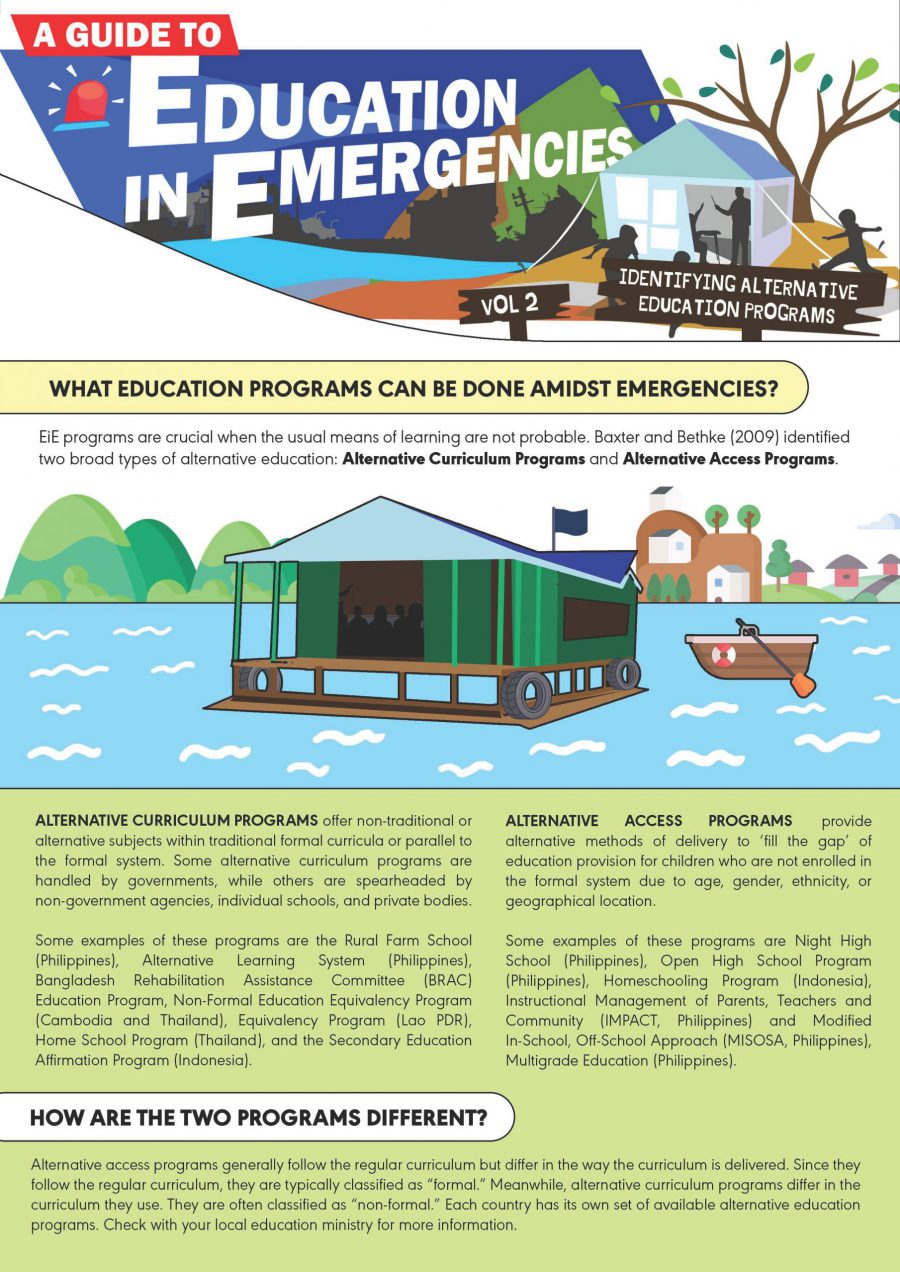 A Guide to Education in Emergencies Vol.2: Identifying Alternative Education Programs